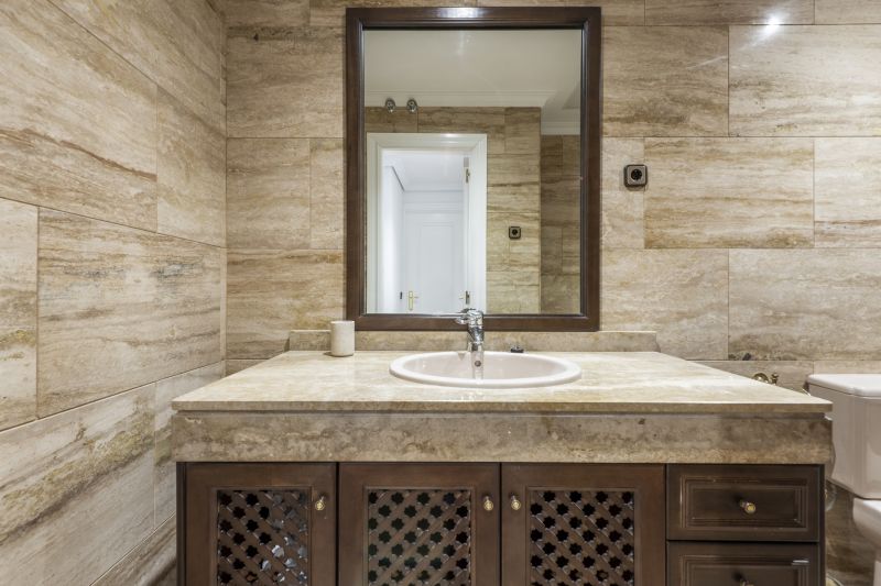 Elegant Bathroom Vanity with Marble Top